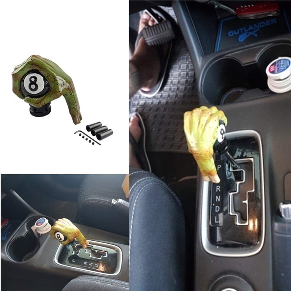 BAOQI Shift Knob Truck Universal Skull Style Car Truck Manual Lever Gear Lever Knob