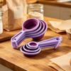 8Pcs Kitchen Measuring Spoon Measuring Cups Measuring Tools Portable Silicone Coffee Sugar Scoop Kitchen Gadgets