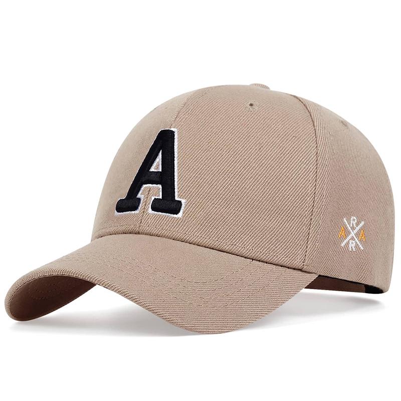 Fashion Letter A Side AR Embroidery Hip Hop Caps Men and Women Baseball Hat Spring and Autumn Outdoor Travel Hats Golf Cap