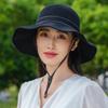 WTEMP складные весенне-летние дышащие мягкие трикотажные солнцезащитные шляпы женские однотонные универсальные пляжные солнцезащитные шляпы