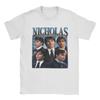 Nicholas Alexander Chavez Vintage T Shirt Men Pure Cotton Vintage T-Shirt Round Neck Retro Bootleg Graphic Tees Clothing Gift