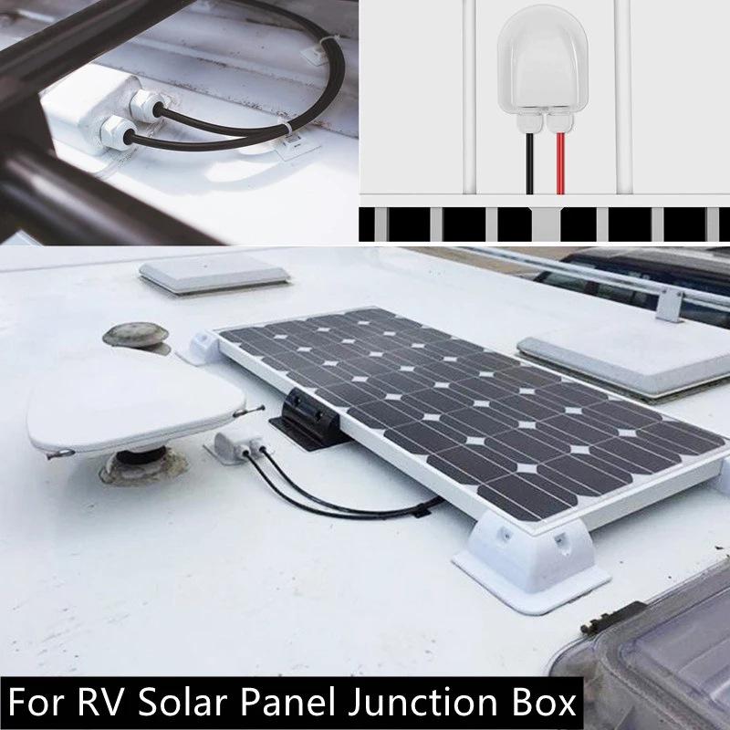 Двойной одинарный кабельный ввод для ввода солнечной панели, кабельный ввод для крыши, двухотверстие для автодома, яхты, автомобиля, аксессуары