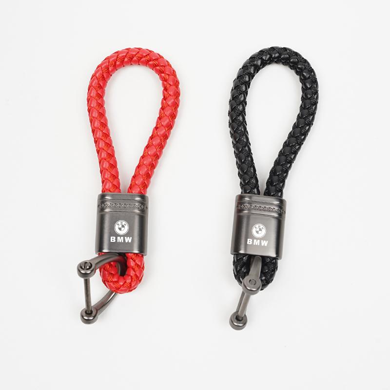 Braided Rope Keychain Durable Zinc Alloy Key Ring Pendant For BMW Performance E46 E60 E90 E39 E87 E36 E92 E70 E91 X3 X5 X1 X2 X4 rlzh86