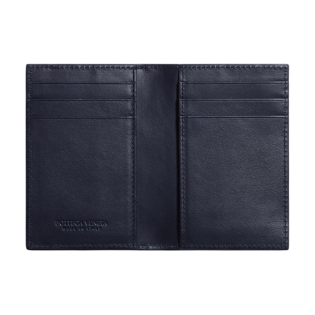 Bottega Veneta Portacard Midnight/Taxi Men Wallets Blue 749417V6UF14112