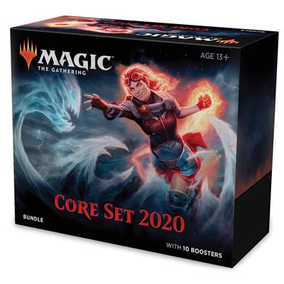 The Gathering Core Set 2020 Bundle 10 Booster Packs Аксессуары Запечатано на заводе (М20) (360 Карт)