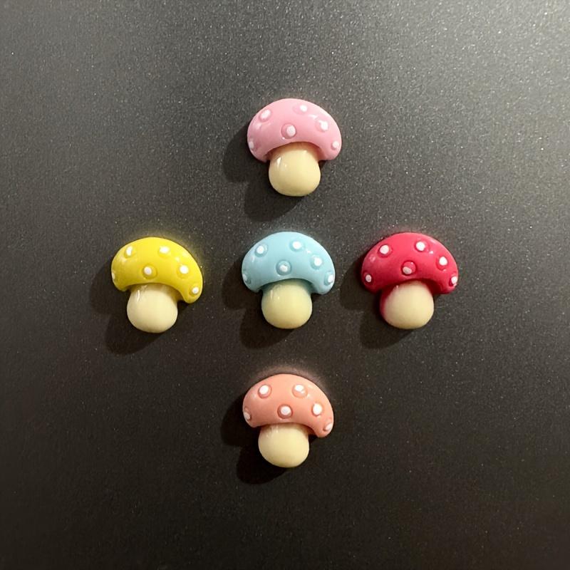 10 шт. Магниты на холодильник, милые мультяшные грибы магниты на холодильник, милые декоративные магниты, магниты для кухни в офисе