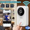 Беспроводной умный видеодомофон, визуальный домофон в реальном времени, Wi-Fi, видеозвонок, камера ночного видения, домашняя камера безопасности, двусторонняя аудиокамера, дверной звонок