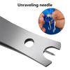 Multifunctional Stainless Steel Fishing Line Cutter Hook Eye Cleaner Outdoor Fishing Accessories
