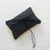 Grid Pattern Pillow Storage Bag 2-in-1 Camping Headrest Durable Travel Pouch  Camping Sleep