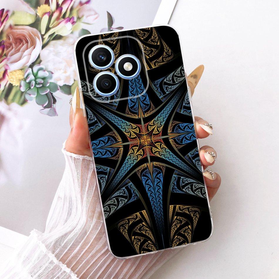 Для Honor X8d 2026 Крутой Чехол для Телефона с Рисунком Дракона и Тигра Для Honor X8D 4G Мягкий Силиконовый TPU Чехлы Бамперы