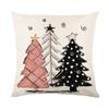 Christmas Pillow Cover Cartoon Santa Printed Pillow Cover Home Decor Pillow Cover