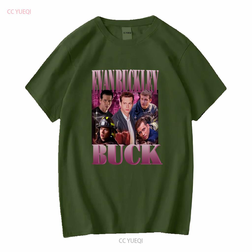 EVAN BUCKLEY T Shirt 9 1 Fan vintage Washed graphic Versatile streetwear Soft Unisex Stretched Casual Slightly fashion