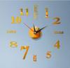3D настенные часы акриловые безрамные цифровые часы зеркало настенная наклейка для DIY гостиной спальни офиса украшения подвесные часы