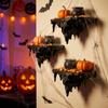 Plastic Icicle Skull Melting Wall Shelf 3D Printed Wall Storage Rack  Home Decor