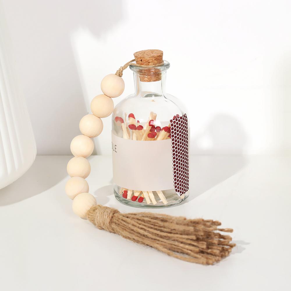 Праздничный фермерский деревенский деревенский деревянный бисерный гирлянда настенный декор для дома молитвенные четки