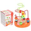 Bead Maze Exercise Coordination Ability Cute Look Baby Roller Coaster Fine Carving Wooden Bead Maze
