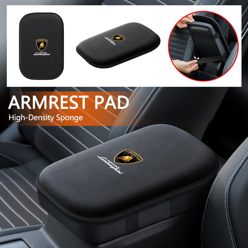 Sudue Car Armrest Box Mats Auto Center Console Cover For Lamborghini LP570 LP610 Urus LP700 LP770 Gallardo Aventador Accessories AA11