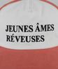 Кепка Wig Jeunes Ames, 5-панельная, двухцветная, стираная - Розовая