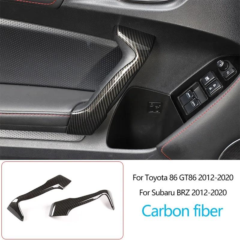 Для Toyota 86/Subaru BRZ 2012-2020 ABS Карбоновое волокно Комплект для интерьера Накладка на панель приборов Центральную консоль Панель переключения передач Накладки Наклейки