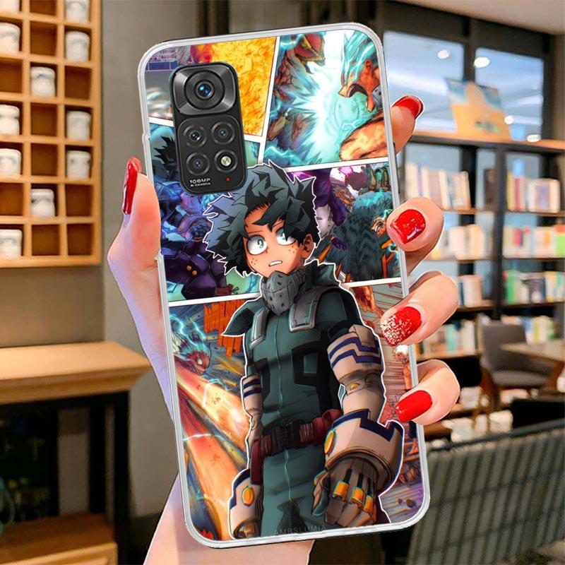 Чехол для телефона My Hero Izuku Deku для Xiaomi Redmi Note 15 14 13 12 11 10 Pro Plus 14S 12S 11S 11T 11E 10S Мягкий чехол-бампер R