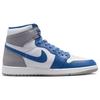 Кроссовки унисекс Air Jordan 1 Retro High OG True Blue Бело-цементно-серые DZ5485-410