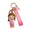 Adorable Doll Keychain Silicone Cute Cartoon Multicolor Key Accessory Gift