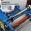 ZONESUN ZY-819D 200X300mm Pneumatic Stamping Machine Paper leather LOGO Name Card Creasing pressure Initial Embossing Machine