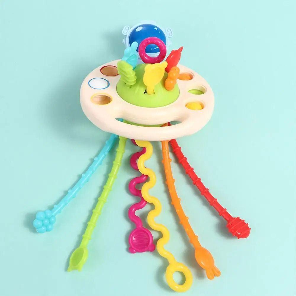 1 шт., развивающая игрушка для детей, симпатичная игрушка НЛО Монтессори, прочная детская игрушка