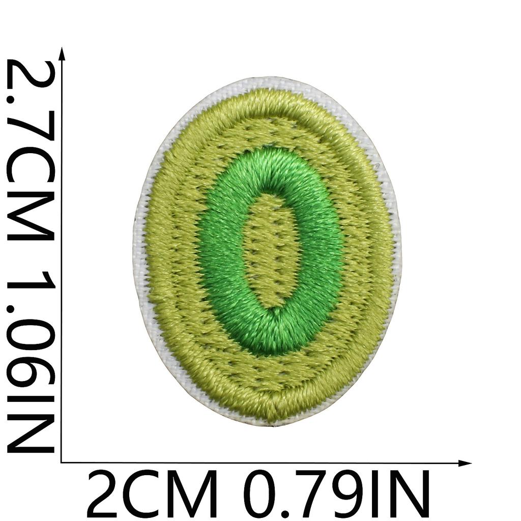 English Letter Embroidery Cloth Sticker Small Size Diy Pendant Decorative Patch Sticker Love Star Letter Embroidery Chapter Boy