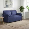2 Seater Sofa Police Blue 158 x 83 x 95 cm Velvet