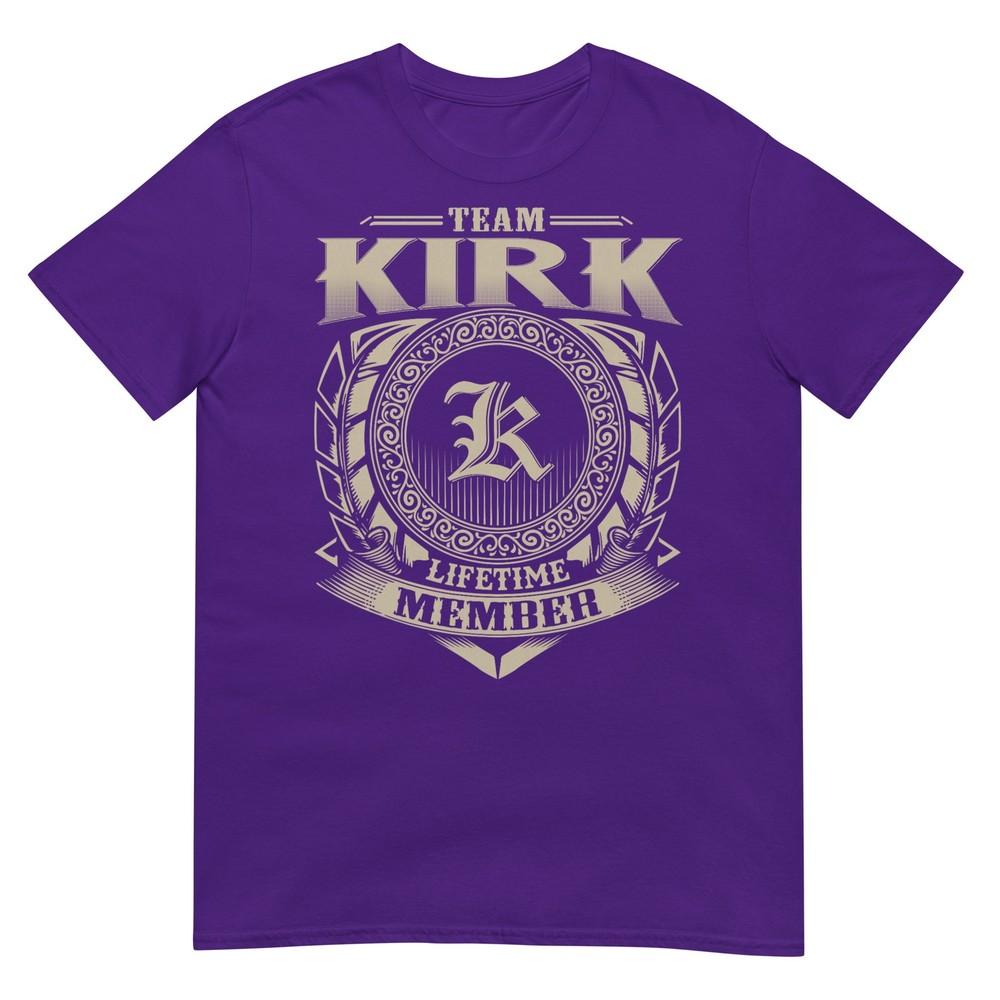 Team Kirk Lifetime Member Surname Kirk Family Name Vintage Tshirt
