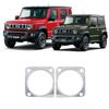VKINGER Jimny Nomad JC74 5-дверный Jimny Sierra JB74 Детали Панель приборов из нержавеющей стали Отделка вокруг приборов JC74W JB74W Серебристый шлифованный
