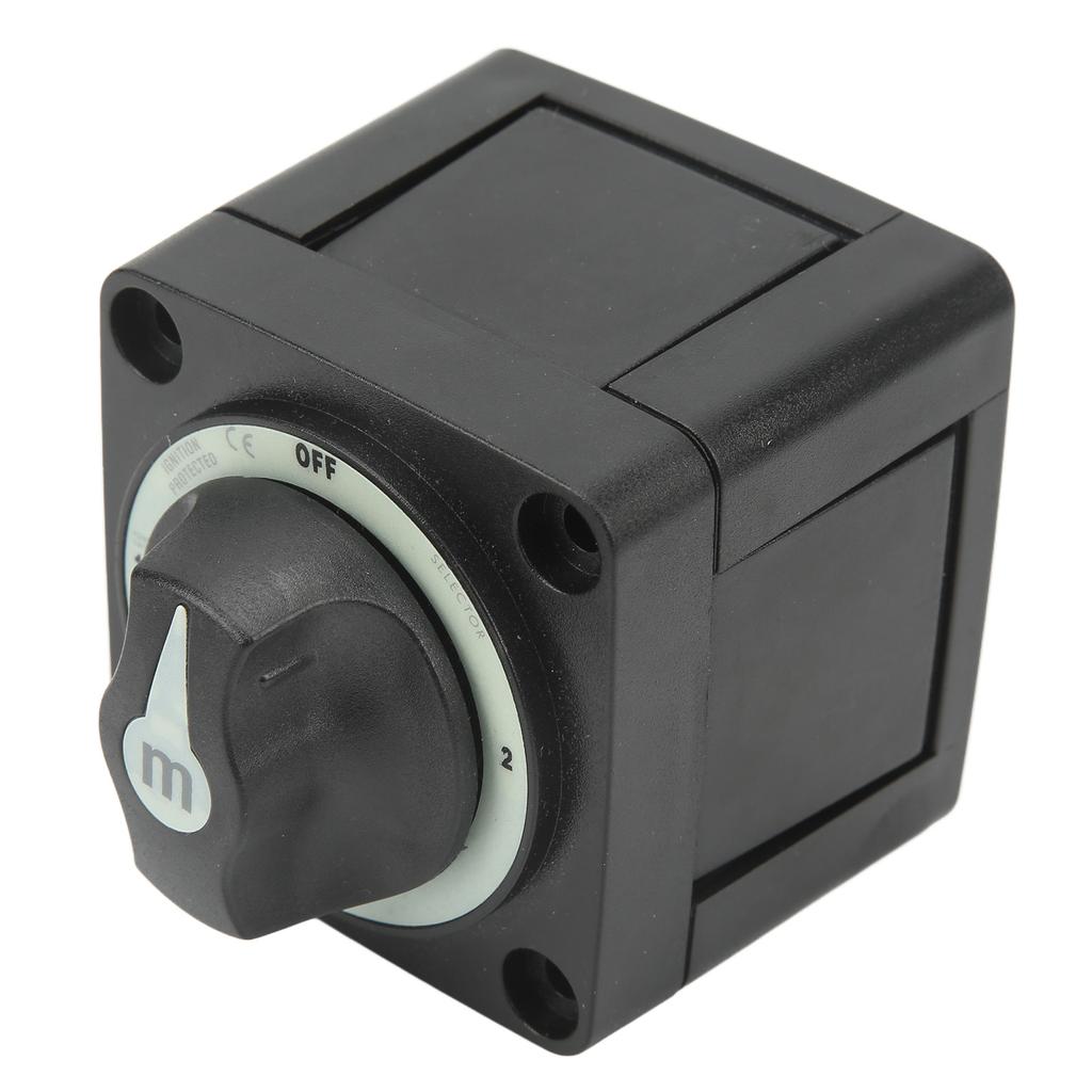 Переключатель выбора аккумулятора для морского судна, 4-позиционный выключатель цепи питания для катера, автофургона