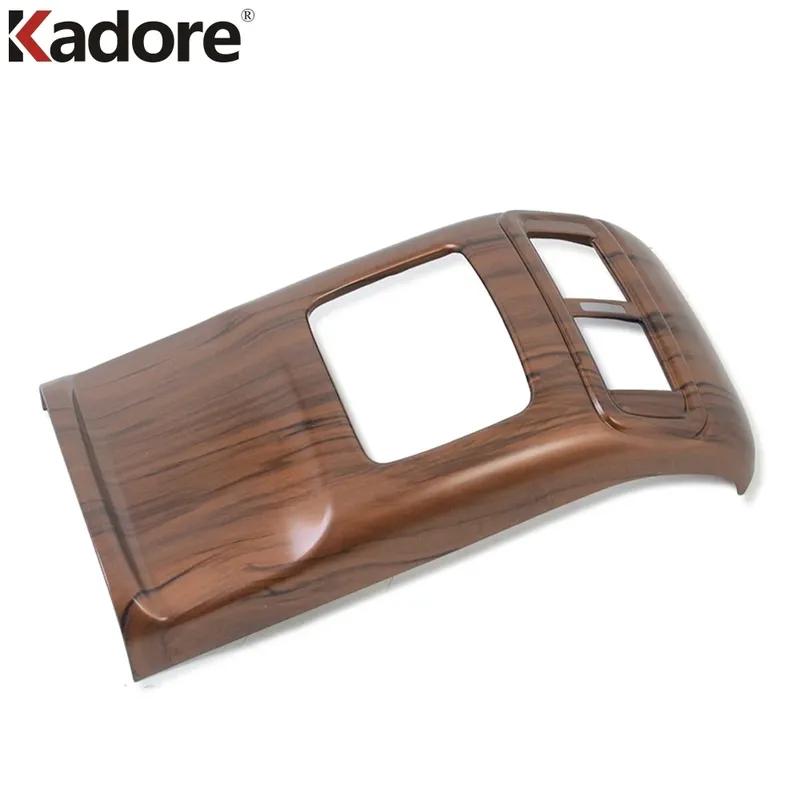 For Honda CR-V CRV 2017- Carbon Fiber Car Armrest Box Rear Air Condition Vent Outlet Cover Trim Interior Accessories