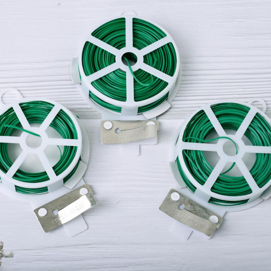 Reusable Plant Support Ties Garden Twist Ties, Wire Cutters, Wire With Shear Soft Ties For Plants For Artificial Flowers