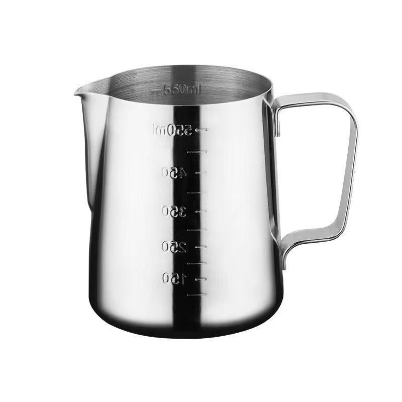 HUIHUADU Stainless Steel Latte Art Pitcher with Measurement Scale