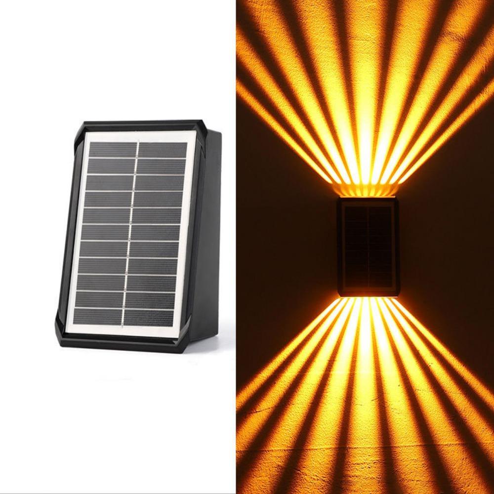 IP65 Waterproof Solar Wall Lamp Automatic Lighting Atmosphere Decoration Spotlights  Porch