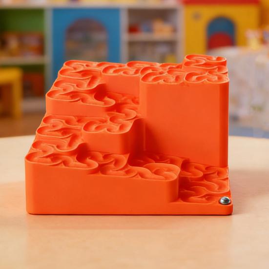 3D-печать Кривая Гильберта Мраморный трек Фрактальный трек для шариков Бесконечный фрактальный лабиринт со стальными шариками Кинетическое искусство Фрактальная математика Настольная игрушка