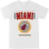 Белая футболка Philcos NBA Miami Heat с печатью дивизиона