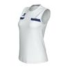 Competition Sleeveless Shirt MARGIE JR [Elea] White/Navy