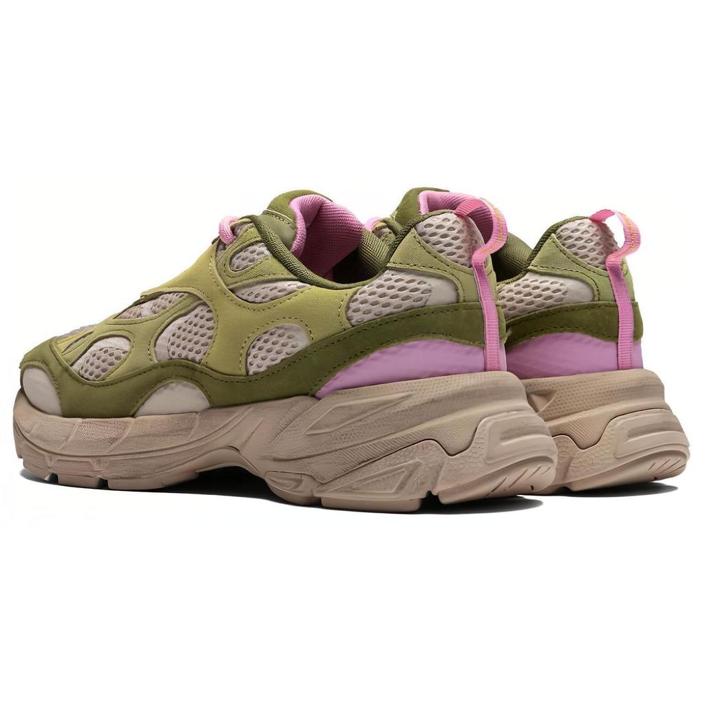 Мужские кроссовки KidSuper Studios x Puma Velophasis NU оливково-зеленые с бежевыми вставками 396778-01