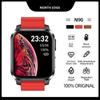 NORTH EDGE ECG+PPG HR BP O2 1.7 Inch Full Touch Screen Watch IP68 Waterproof Metal Bezel for IOS Android