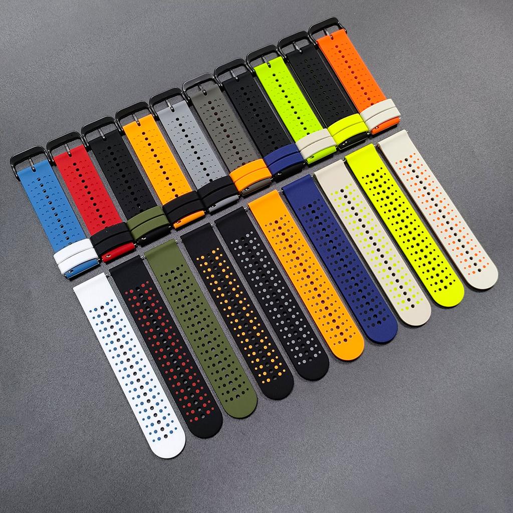 22mm Silicone Watch Strap For POLAR Vantage M3 M2 M V3 Sports Band For POLAR Grit X X2 Pro Titan Bracelet Replacement Wristband
