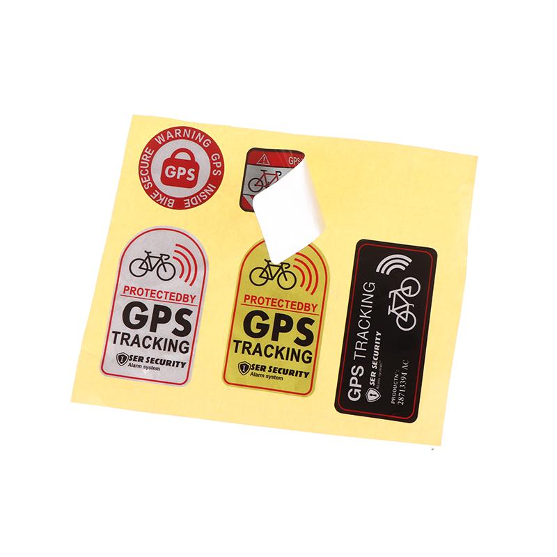 1 комплект наклеек для велосипеда с GPS, скутера, мотоцикла, противоугонная наклейка, отслеживающая светоотражающие водонепроницаемые аксессуары для велосипеда