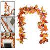 Autumn Leaf Garland Fall Decoration Maple Leaf Vine Indoor And Outdoor Use