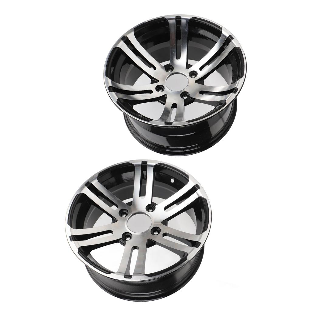 14in Wheel Aluminum Alloy High Strength Strong Construction Long Lifespan for Kart Cart