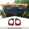 Для 21-24 Ford Bronco Sport Красная Карбоновая Накладка на Заднюю Дверь Багажника