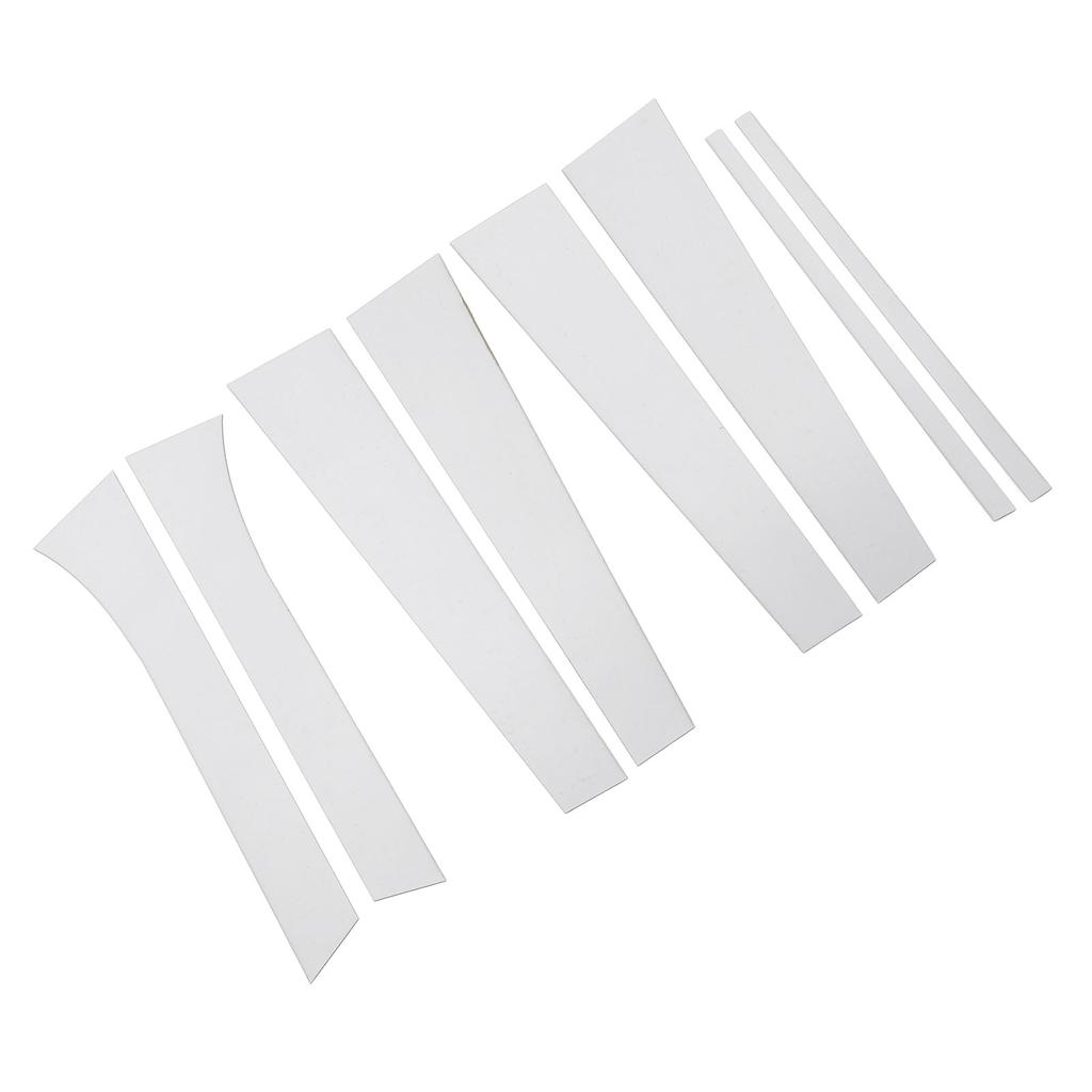 8 шт. отделка столба столба высокопрочная поликарбонатная зеркальная поверхность стиль хромированная наклейка на дверь окно столб крышка