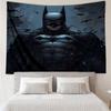 Batman Print Tapestry, Backdrop, Easy Setup, Ideal for Bedroom, Office & Living Room, with Aesthetic Wall Hanging Decor.