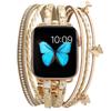 Кожаный ремешок для ювелирных изделий для Apple Watch Band 46мм 42мм 49мм 45мм 41мм 44мм Браслет iWatch Series Ultra 3 2/11 10 9 8 7 6 SE Ремень